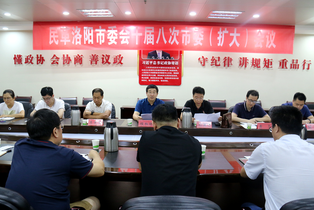 民革洛阳市委会传达学习习近平总书记重要讲话精神