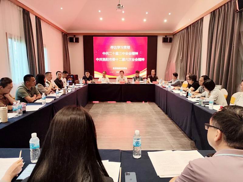 民革洛阳市委会学习贯彻中共二十届三中全会精神